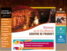 Tablet Screenshot of gouffredepoudrey.com
